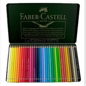 Estuche Metal 36 Lapices de Color Acuarelables FABER-CASTELL - La Galería  del Arte